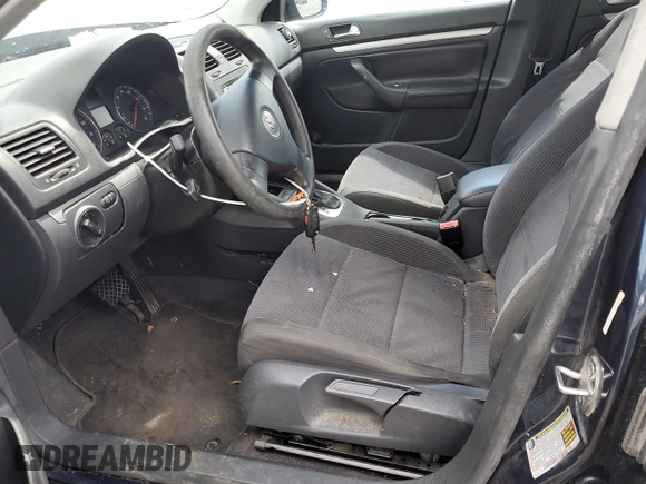 2006 Volkswagen Jetta Value Edition with VIN 3VWPF71K36M715380, listed as a Copart auction lot 55452855 with Not provided miles and Salvage title. Bid and sale history available at DreamBid. Image 7.