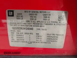2017 Chevrolet Colorado 2WD LT с VIN 1GCGSCEN2H1243443, выставлен на аукционе IAAI как лот 42580239 с пробегом 116 455 миль миль и . История ставок и продаж доступна на DreamBid. Изображение 9.