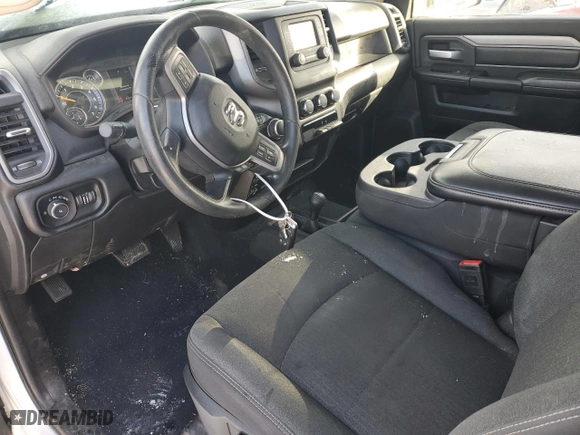 2019 Ram 2500 Tradesman with VIN 3C6MR5AJ7KG569283, listed as a Copart auction lot 83374564 with 91,243 mi miles and Non Repairable. Bid and sale history available at carsss.com. Image 8.