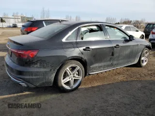 2020 Audi A4 Premium Plus with VIN WAUENAF49LN005872, listed as a Copart auction lot 48748015 with Not provided miles and Salvage title. Bid and sale history available at DreamBid. Image 3.