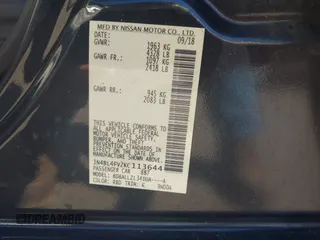 2019 Nissan Altima 2.5 Platinum with VIN 1N4BL4FV2KC113644, listed as a IAAI auction lot 41751975 with 125,617 mi miles. Bid and sale history available at carsss.com. Image 9.