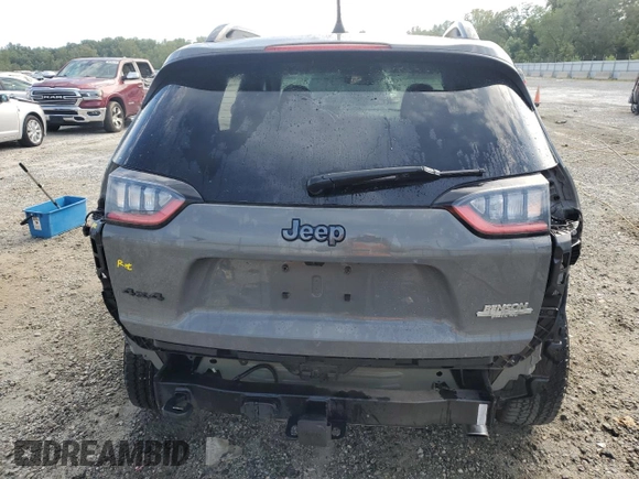 2020 Jeep Cherokee Latitude with VIN 1C4PJMCX6LD645714, listed as a Copart auction lot 69430894 with 15,430 mi miles and Salvage Title. Bid and sale history available at carsss.com. Image 6.