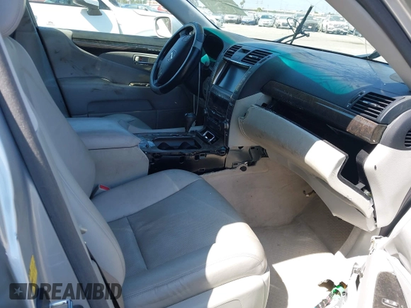 2007 Lexus LS 460 with VIN JTHBL46F875011889, listed as a IAAI auction lot 42554435 with 88,780 mi miles and . Bid and sale history available at DreamBid. Image 5.