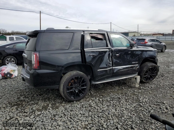 2016 GMC Yukon Denali with VIN 1GKS2CKJ2GR396095, listed as a Copart auction lot 44594785 with 109,547 mi miles and Salvage Title. Bid and sale history available at carsss.com. Image 3.