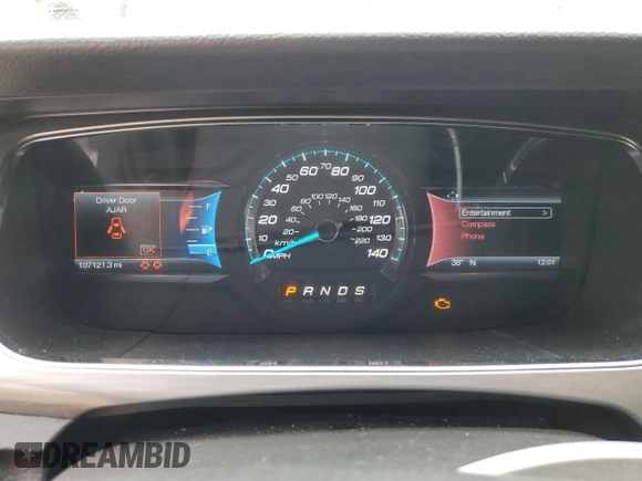 2017 Ford Taurus SEL with VIN 1FAHP2E88HG134983, listed as a Copart auction lot 43111015 with 107,121 mi miles and Non Repairable. Bid and sale history available at DreamBid. Image 9.