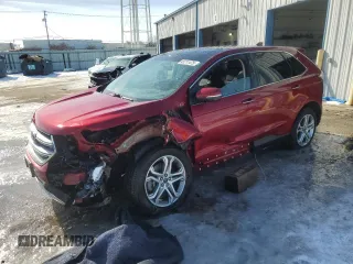 2016 Ford Edge Titanium with VIN 2FMPK4K98GBC23998, listed as a Copart auction lot 45711475 with 90,760 mi miles and Salvage Title. Bid and sale history available at carsss.com. Image 1.