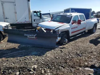 2014 Chevrolet Silverado 3500HD LT with VIN 1GC4K0C87EF148177, listed as a Copart auction lot 43782855 with 91,418 mi miles and Salvage Title. Bid and sale history available at carsss.com. Image 1.