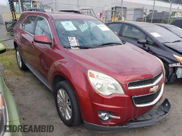 2010 Chevrolet Equinox LT w/2LT with VIN 2CNFLPEY8A6312662, listed as a IAAI auction lot 41868252 with 115,609 mi miles. Bid and sale history available at carsss.com. Image 1.