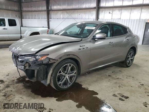 2022 Maserati Levante with VIN ZN661YUM6NX390571, listed as a Copart auction lot 57585815 with 48,137 mi miles and Salvage title. Bid and sale history available at DreamBid. Image 1.