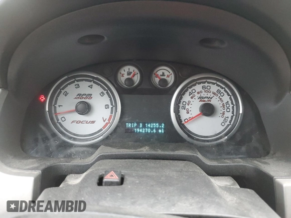 2009 Ford Focus SES with VIN 1FAHP36NX9W218952, listed as a Copart auction lot 51056805 with 194,270 mi miles and Salvage Title. Bid and sale history available at carsss.com. Image 9.