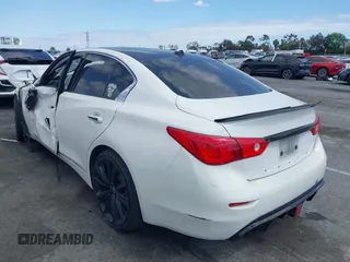 2014 Infiniti Q50 Sport with VIN JN1BV7AP5EM677112, listed as a IAAI auction lot 42108372 with 151,525 mi miles and . Bid and sale history available at DreamBid. Image 3.