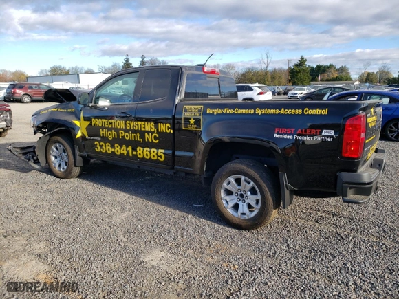 2022 Chevrolet Colorado 2WD LT with VIN 1GCHSCEN9N1314783, listed as a Copart auction lot 81935714 with 38,050 mi miles and Salvage Title. Bid and sale history available at carsss.com. Image 2.