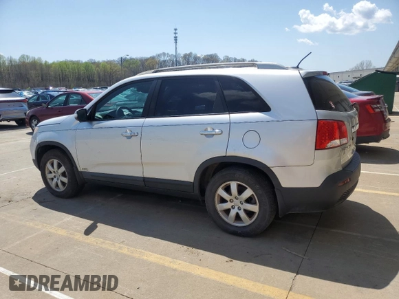 2012 Kia Sorento LX with VIN 5XYKT4A2XCG286512, listed as a Copart auction lot 52741445 with 142,551 mi miles and Clean Title. Bid and sale history available at carsss.com. Image 2.