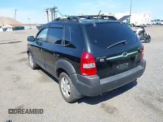 2006 Hyundai Tucson GLS with VIN KM8JN72DX6U324407, listed as a IAAI auction lot 42247884 with 188,911 mi miles and . Bid and sale history available at DreamBid. Image 3.