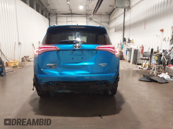 2016 Toyota RAV4 Limited with VIN JTMDFREV5GJ064094, listed as a IAAI auction lot 41862018 with 122,042 mi miles and . Bid and sale history available at DreamBid. Image 17.