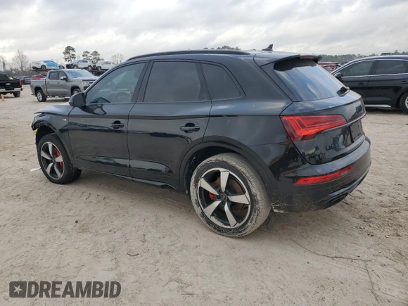 2024 Audi Q5 S line Premium Plus with VIN WA1EAAFY3R2100028, listed as a Copart auction lot 44045955 with 7,885 mi miles and Salvage Title. Bid and sale history available at carsss.com. Image 2.