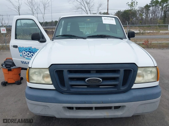 2005 Ford Ranger XL with VIN 1FTYR10U05PA57119, listed as a IAAI auction lot 41537218 with 64,230 mi miles. Bid and sale history available at carsss.com. Image 12.