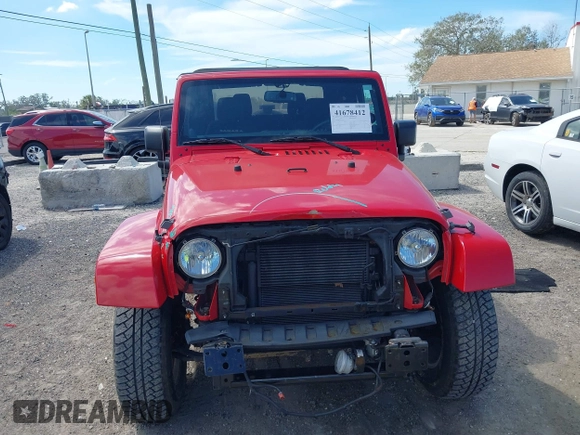 2014 Jeep Wrangler Sahara with VIN 1C4AJWBG0EL109773, listed as a IAAI auction lot 41678412 with 12,264 mi miles and . Bid and sale history available at DreamBid. Image 12.