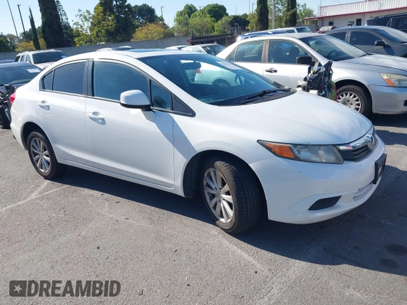 2012 Honda Civic EX-L with VIN 19XFB2F92CE381075, listed as a IAAI auction lot 42024543 with 102,703 mi miles and . Bid and sale history available at DreamBid. Image 1.