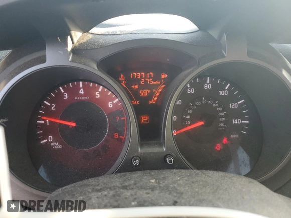 2015 Nissan Juke SV with VIN JN8AF5MV9FT564893, listed as a Copart auction lot 72937033 with 173,717 mi miles and Salvage Title. Bid and sale history available at DreamBid. Image 9.