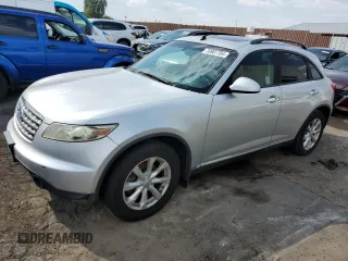 2006 Infiniti FX z VIN JNRAS08U06X105191, wystawiony jako Copart lot #70907784 z przebiegiem 169 050 mil mil oraz Szkody całkowita. Historia ofert i sprzedaży dostępna na DreamBid. Obrazek 1.