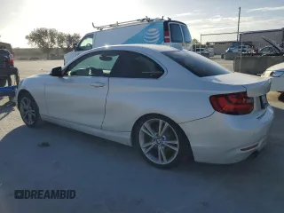 2015 BMW 2 Series 228i with VIN WBA1F5C59FV257321, listed as a Copart auction lot 80915464 with 113,776 mi miles and Salvage title. Bid and sale history available at DreamBid. Image 2.