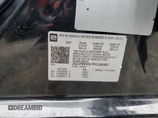2023 Chevrolet Silverado 1500 LT Trail Boss with VIN 3GCPDFEK7PG106497, listed as a Copart auction lot 75603264 with 28,970 mi miles and Salvage Title. Bid and sale history available at DreamBid. Image 12.