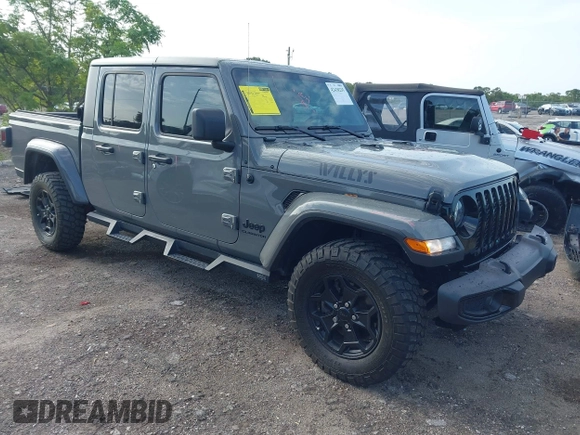 2021 Jeep Gladiator Willys с VIN 1C6HJTAG7ML513528, выставлен на аукционе IAAI как лот 42438235 с пробегом 83 334 миль миль и . История ставок и продаж доступна на DreamBid. Изображение 1.