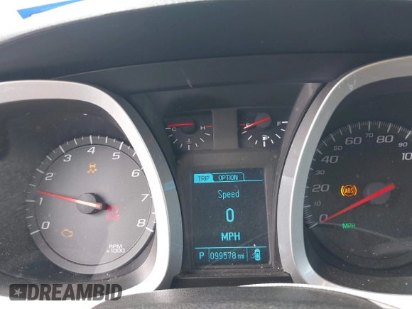 2013 Chevrolet Equinox LT z VIN 2GNALDEK0D6392253, wystawiony jako IAAI lot #41907390 z przebiegiem 99 578 mil mil oraz . Historia ofert i sprzedaży dostępna na DreamBid. Obrazek 7.