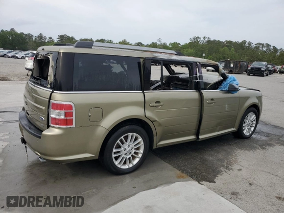 2013 Ford Flex SEL with VIN 2FMHK6C82DBD01659, listed as a Copart auction lot 53471085 with 0 mi miles and Non Repairable. Bid and sale history available at carsss.com. Image 3.