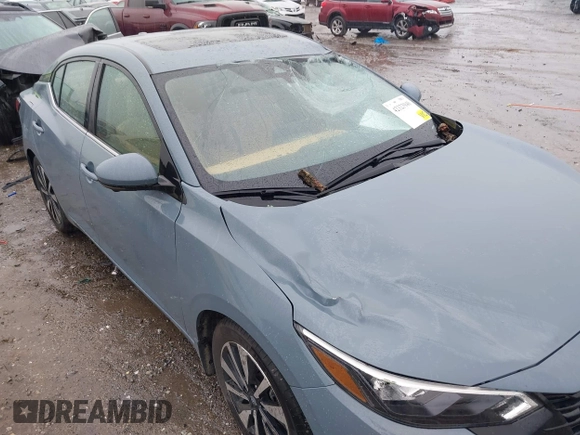 2024 Nissan Sentra SV with VIN 3N1AB8CVXRY202516, listed as a IAAI auction lot 42323940 with 13,436 mi miles and . Bid and sale history available at DreamBid. Image 6.