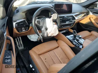 2023 BMW 5 Series 540i xDrive with VIN WBA73BJ01PCL40246, listed as a Copart auction lot 42847975 with Not Provided miles and Salvage Title. Bid and sale history available at carsss.com. Image 8.