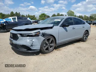 2023 Honda Accord Sport с VIN 1HGCY2F58PA054169, выставлен на аукционе Copart как лот 55756215 с пробегом 24 150 миль миль и Списание • Salvage title. История ставок и продаж доступна на DreamBid. Изображение 1.