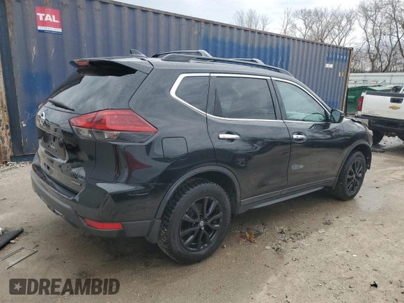 2018 Nissan Rogue SV with VIN 5N1AT2MV0JC727602, listed as a Copart auction lot 53875555 with 117,125 mi miles and Non Repairable. Bid and sale history available at carsss.com. Image 3.