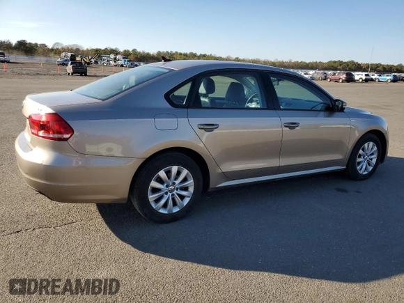 2015 Volkswagen Passat 1.8T Wolfsburg Ed with VIN 1VWAT7A34FC032404, listed as a Copart auction lot 79816394 with 64,820 mi miles and Clean Title. Bid and sale history available at carsss.com. Image 3.