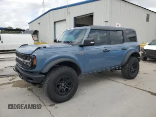 2023 Ford Bronco z VIN 1FMEE5DP7PLB44371, wystawiony jako Copart lot #49742375 z przebiegiem 14 076 mil mil oraz Szkoda całkowita • Salvage title. Historia ofert i sprzedaży dostępna na DreamBid. Obrazek 1.