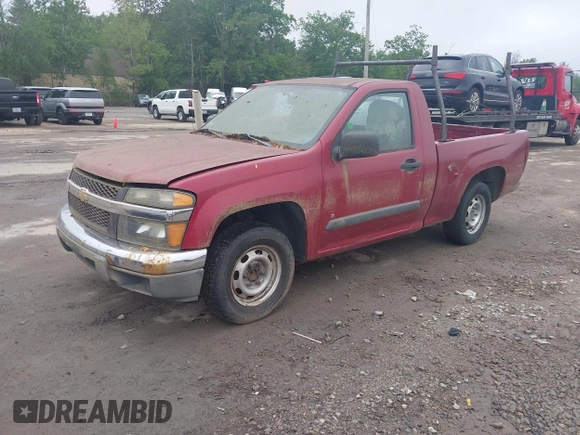 2006 Chevrolet Colorado Work Truck z VIN 1GCCS148068226482, wystawiony jako IAAI lot #42487633 z przebiegiem 121 896 mil mil oraz . Historia ofert i sprzedaży dostępna na DreamBid. Obrazek 2.
