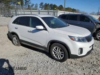 2014 Kia Sorento LX with VIN 5XYKTDA70EG538475, listed as a Copart auction lot 50084425 with 209,501 mi miles and Clean Title. Bid and sale history available at carsss.com. Image 4.