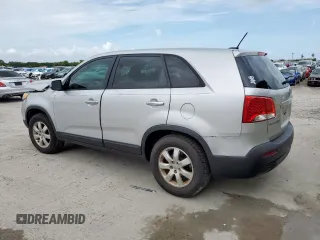 2013 Kia Sorento LX with VIN 5XYKT3A19DG396227, listed as a Copart auction lot 63595135 with 157,268 mi miles and Salvage title. Bid and sale history available at DreamBid. Image 2.