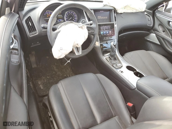 2017 Infiniti Q60 3.0t Premium with VIN JN1EV7EL5HM553432, listed as a Copart auction lot 42634055 with NaN miles and Salvage Title. Bid and sale history available at carsss.com. Image 8.