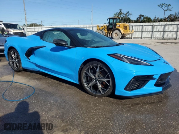 2022 Chevrolet Corvette 3LT with VIN 1G1YC3D44N5110819, listed as a Copart auction lot 74696804 with 3,699 mi miles and Non Repairable. Bid and sale history available at carsss.com. Image 4.