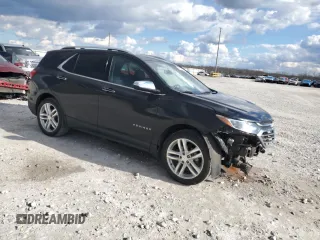 2018 Chevrolet Equinox Premier with VIN 2GNAXVEV7J6229020, listed as a Copart auction lot 46920515 with 43,294 mi miles and Salvage Title. Bid and sale history available at DreamBid. Image 4.