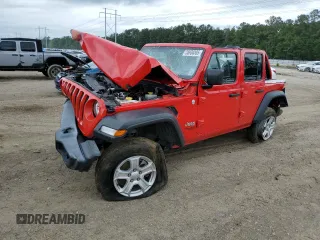 2021 Jeep Wrangler Unlimited Sport S с VIN 1C4HJXDN8MW622007, выставлен на аукционе Copart как лот 55930305 с пробегом Не указан миль и Списание • Salvage title. История ставок и продаж доступна на DreamBid. Изображение 1.