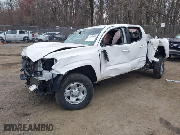 2022 Toyota Tacoma SR with VIN 3TYAX5GN3NT062077, listed as a IAAI auction lot 41886531 with 58,687 mi miles and . Bid and sale history available at DreamBid. Image 17.