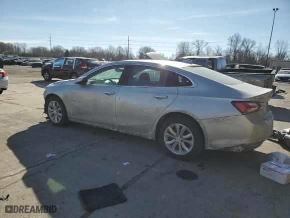 2020 Chevrolet Malibu LT with VIN 1G1ZD5ST1LF027167, listed as a Copart auction lot 43001975 with 97,304 mi miles and Salvage Title. Bid and sale history available at carsss.com. Image 2.
