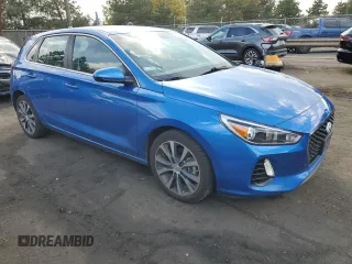 2018 Hyundai Elantra GT with VIN KMHH35LE7JU015356, listed as a Copart auction lot 75359574 with 57,153 mi miles and Clean Title. Bid and sale history available at carsss.com. Image 4.