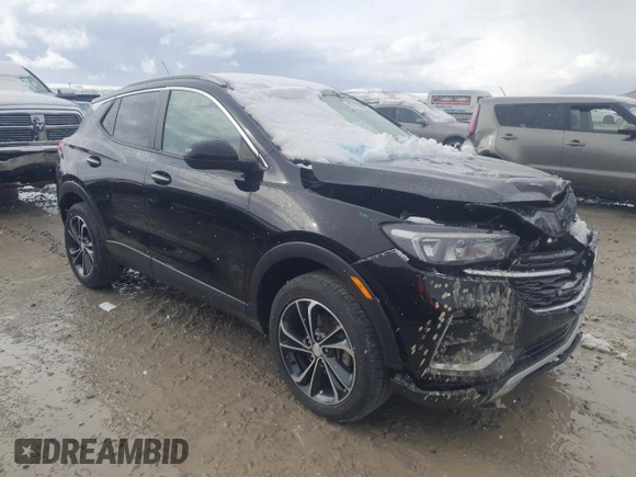 2021 Buick Encore GX Select with VIN KL4MMESL0MB153797, listed as a Copart auction lot 49179905 with 62,498 mi miles and Salvage title. Bid and sale history available at DreamBid. Image 4.