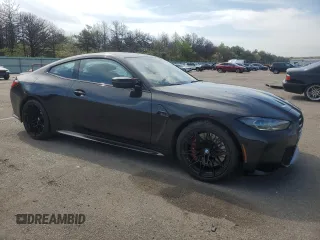 2022 BMW M4 Competition xDrive with VIN WBS43AZ05NCK11629, listed as a Copart auction lot 55484844 with 10,264 mi miles and Salvage Title. Bid and sale history available at carsss.com. Image 4.