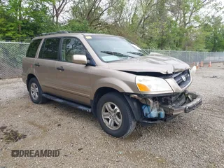 2005 Honda Pilot EX-L z VIN 2HKYF187X5H548431, wystawiony jako IAAI lot #42202692 z przebiegiem 199 889 mil mil oraz . Historia ofert i sprzedaży dostępna na DreamBid. Obrazek 1.