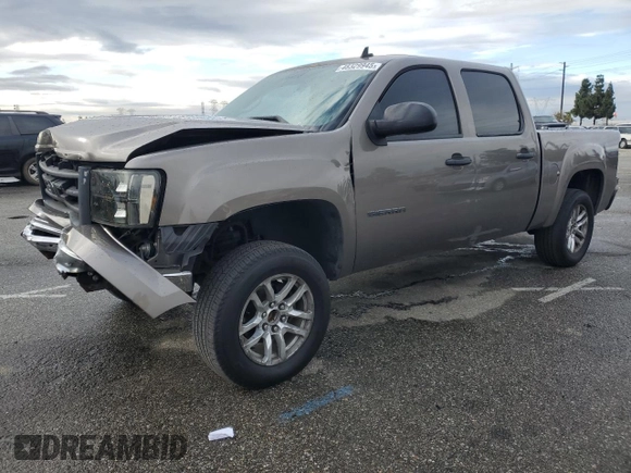 2013 GMC Sierra 1500 SLE with VIN 3GTP1VE07DG285024, listed as a Copart auction lot 48329945 with 146,459 mi miles and Salvage title. Bid and sale history available at DreamBid. Image 1.